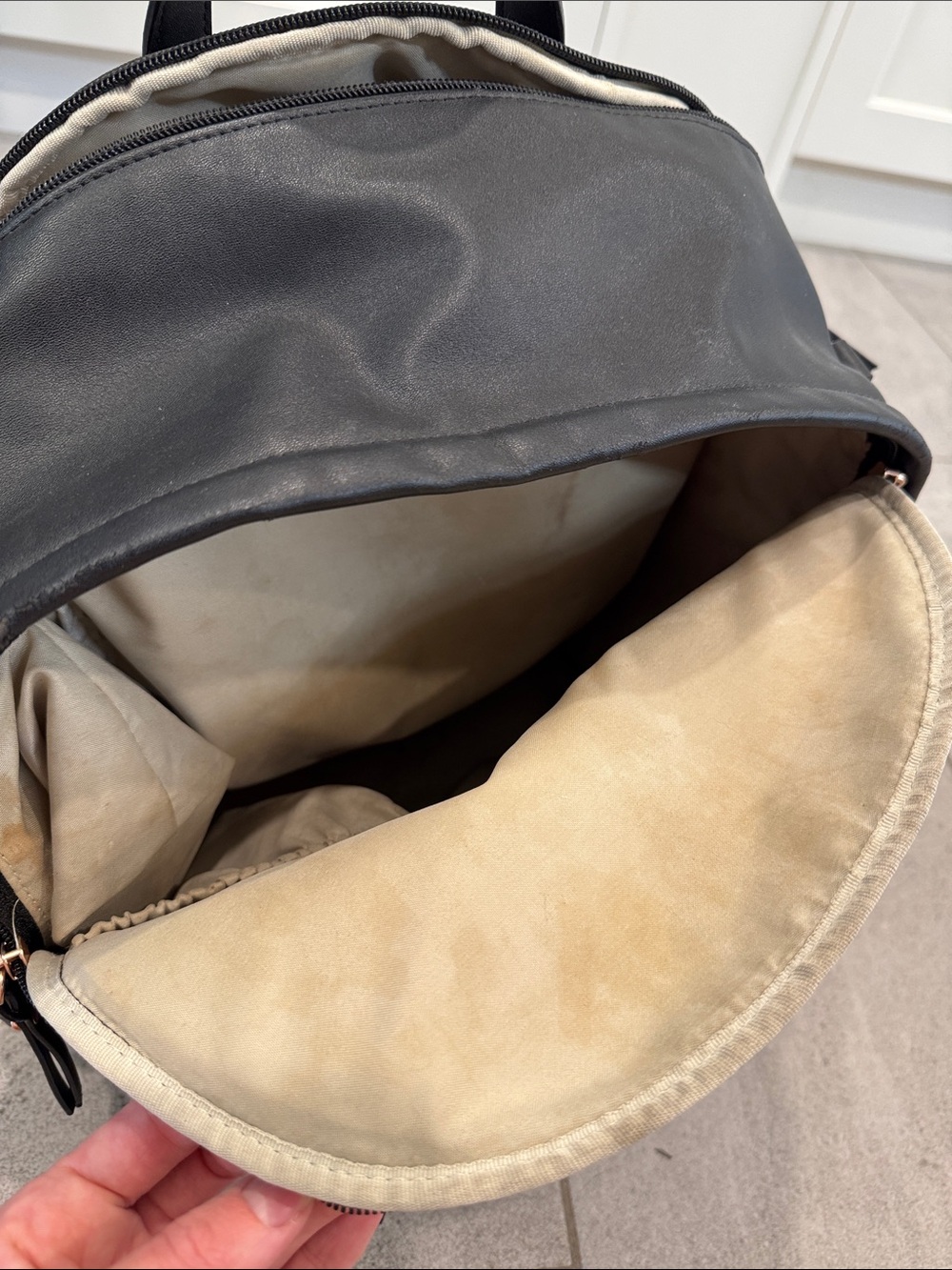 Skip Hop Black Faux Leather Diaper Bag - Picture 7 of 7